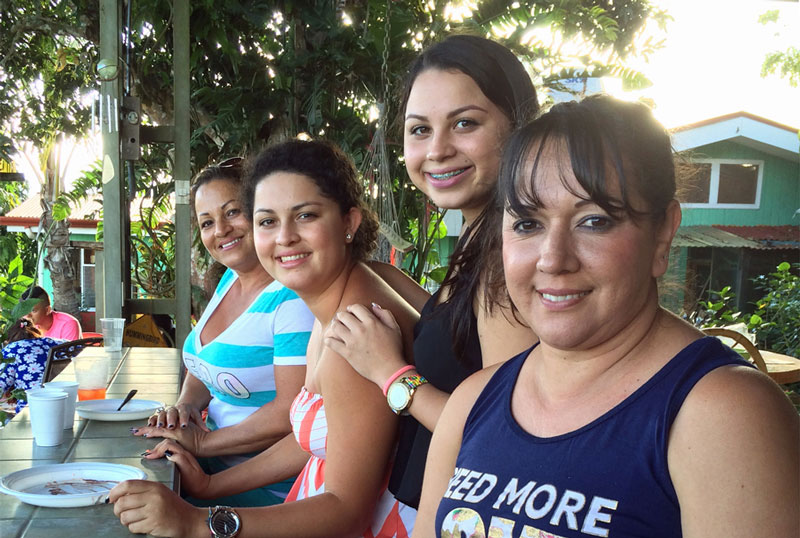 Women at the party