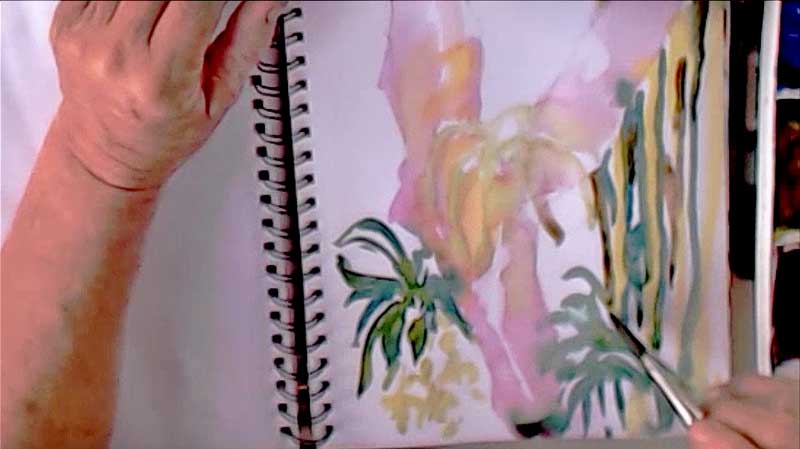 Watercolor Video - The One Hour Watercolor Sketch with a Beer - Image 3