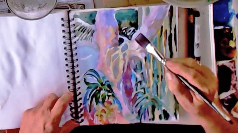 Watercolor Video - The One Hour Watercolor Sketch with a Beer - Image 4