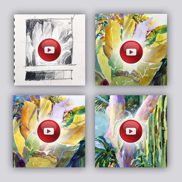 Watercolor Video - Complete Set of all Videos